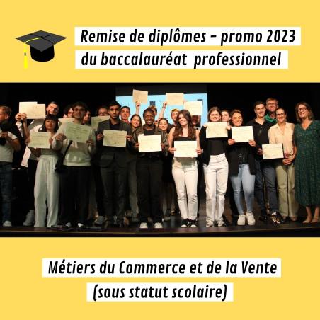 remise diplômes 2023 lycée professionnel