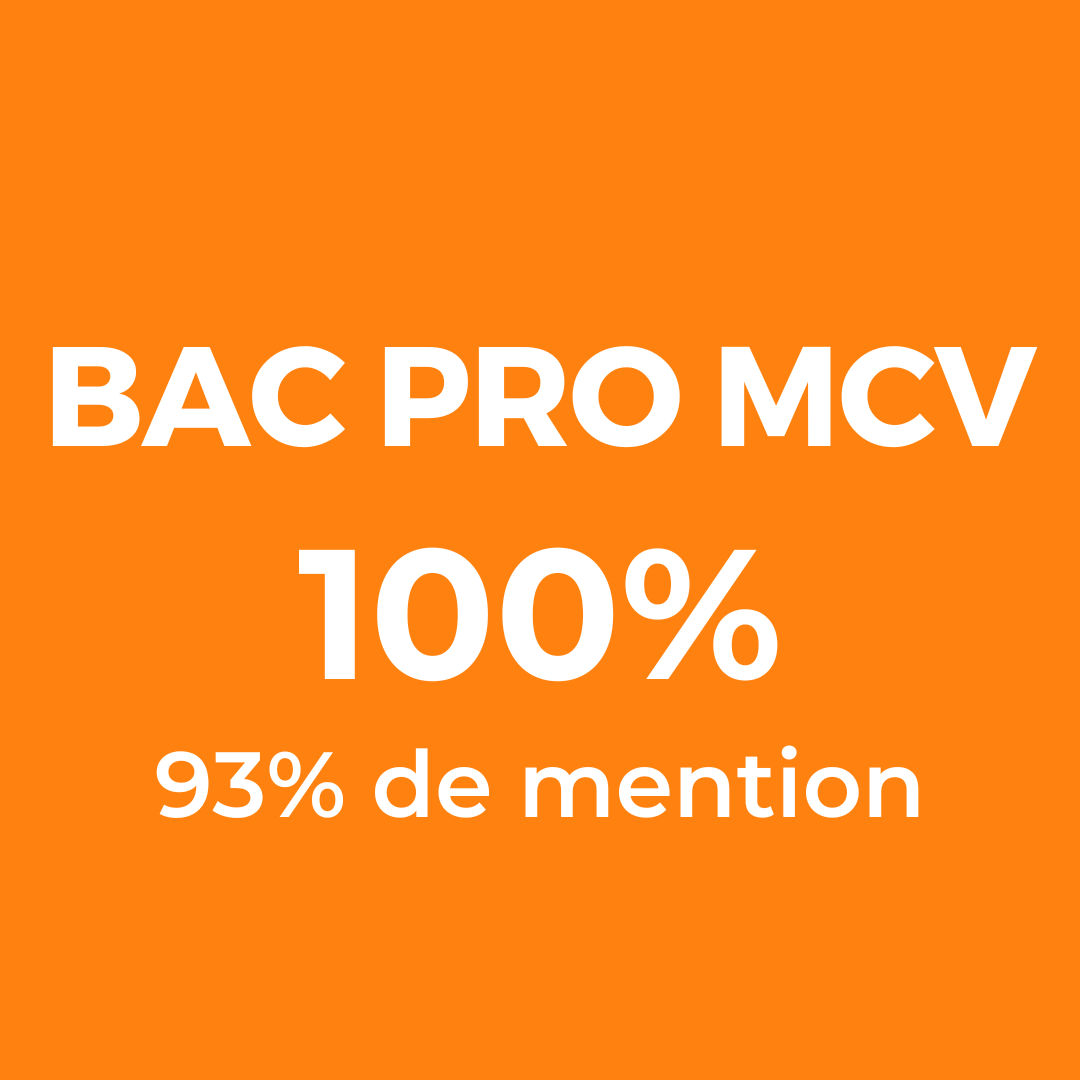 BAC PRO MCV - RESULAT 2023