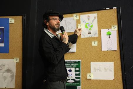 MrT (Éric Truant), dessinateur de presse et membre de Cartooning for Peace