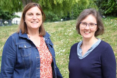 Cécile Le Guillou et Gaëlle Sharpin