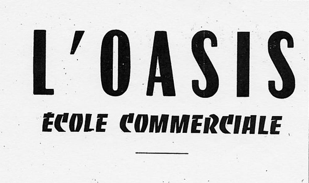 (Photo] L'Oasis - école commerciale - logo