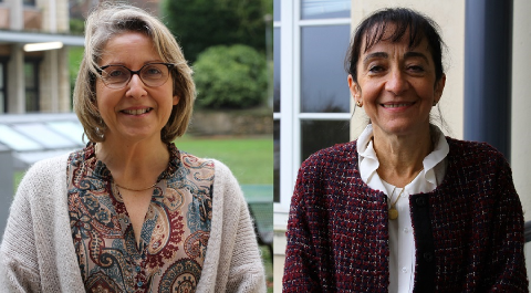 Elisabeth Hallard et Véronique Bergé 